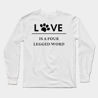 Dog Cat Love Long Sleeve T-Shirt